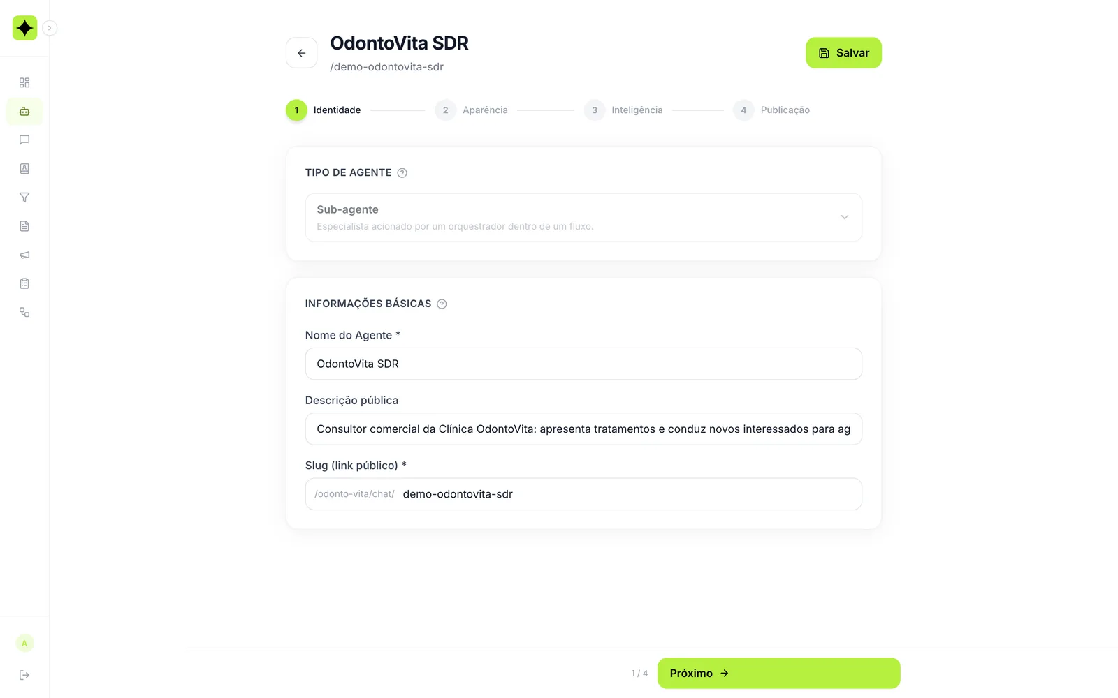 Agentes compartilhando a base